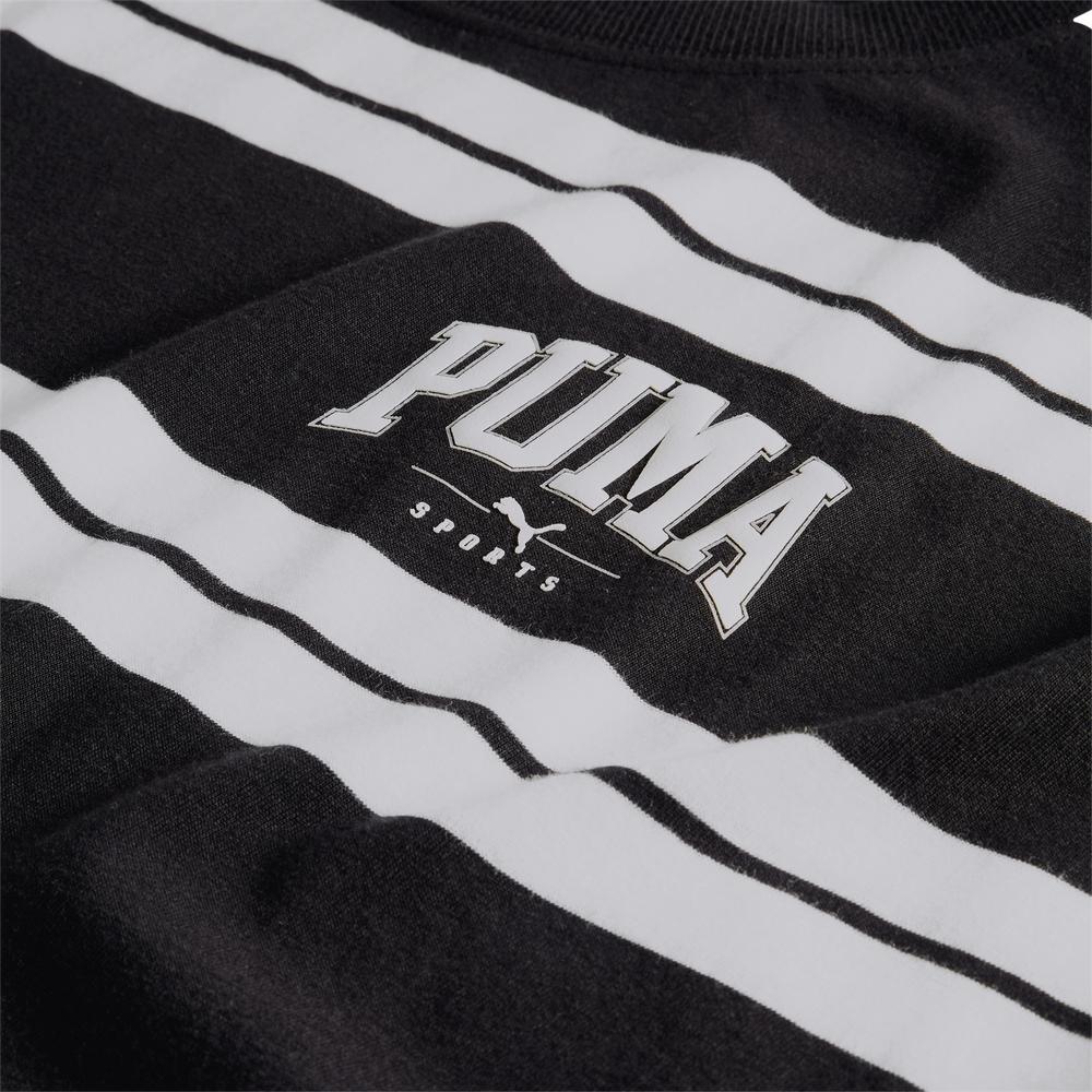 PUMA 基本系列Squad條紋短袖T恤 女性