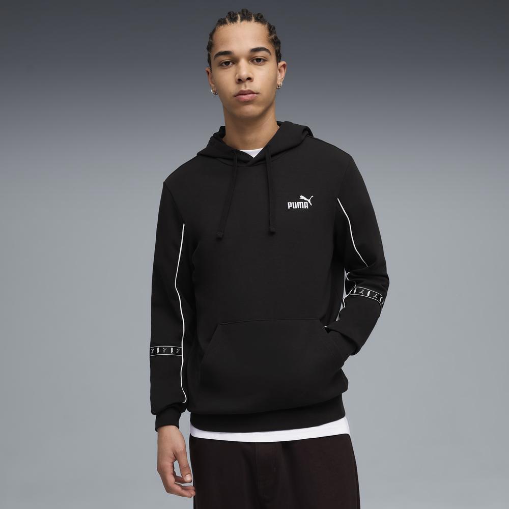 PUMA 基本系列Tape Layout長厚連帽T恤 男性