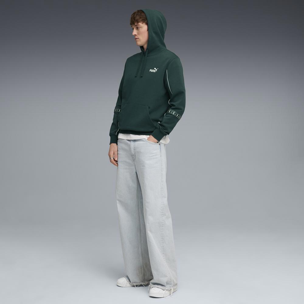 PUMA 基本系列Tape Layout長厚連帽T恤 男性