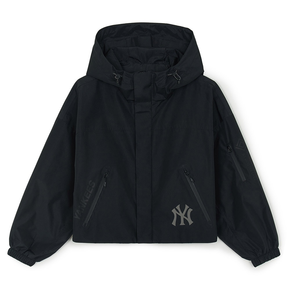 MLB Windstopper 女版防風外套 機能外套 紐約洋基隊 (3FWJB9054-50BKS)