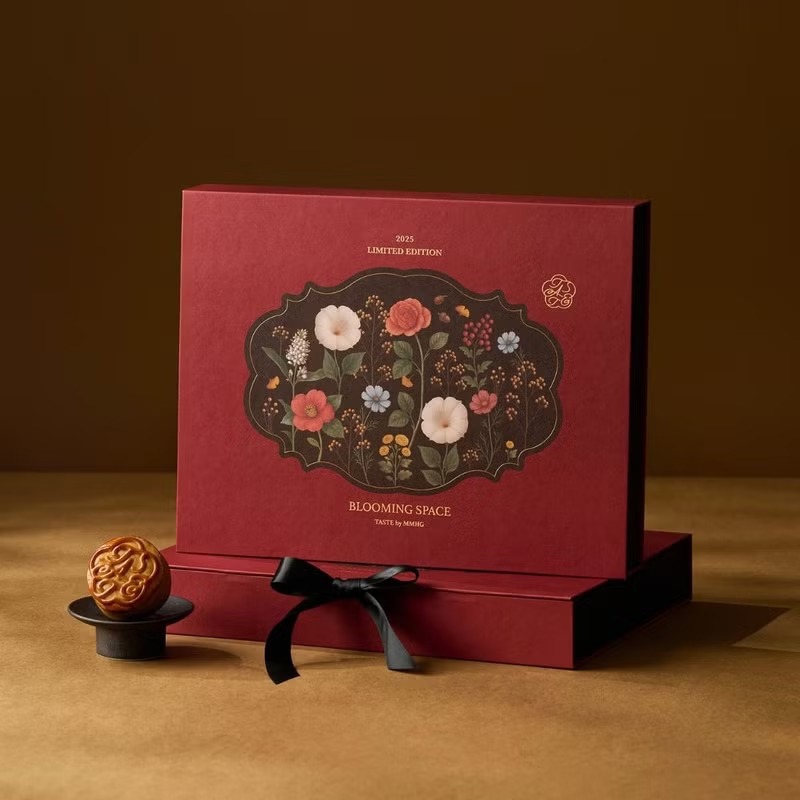 *中秋節快樂【TASTE by MMHG】CNFlower聯名 秋日花境 精裝禮盒(月餅8入+花草茶包4入)