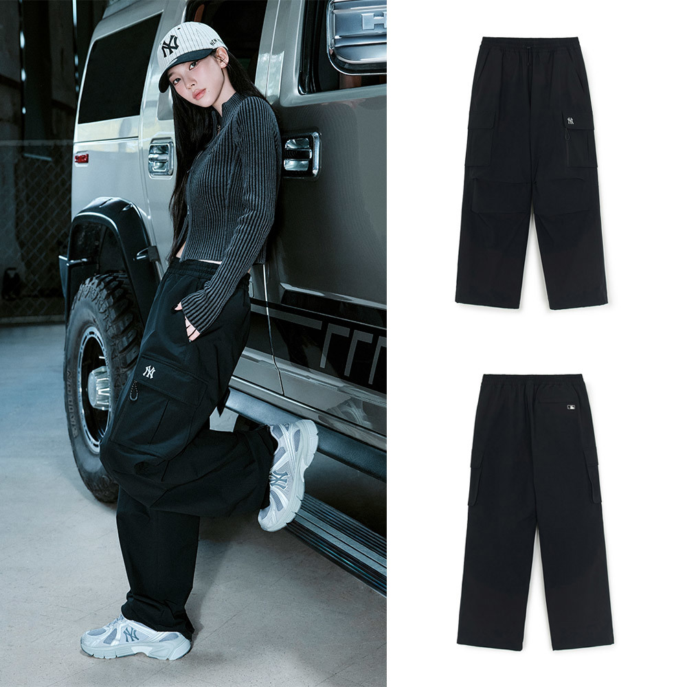 MLB Korea MLB 工裝褲 休閒長褲 紐約洋基隊 (3AWPB0454-50BKS)｜游刃專賣店