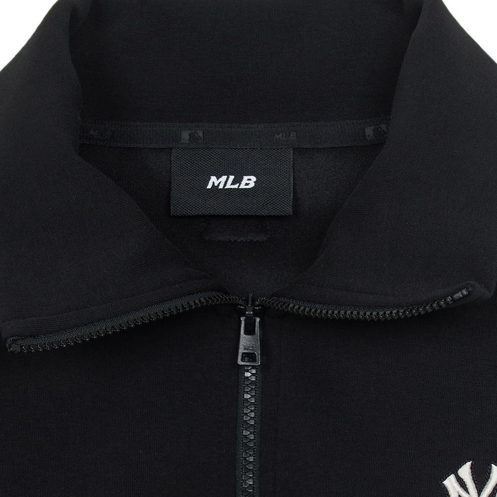 MLB 抗UV女版半拉鍊長袖大學T Varsity系列 紐約洋基隊 (3FMTV1354-50BKS)