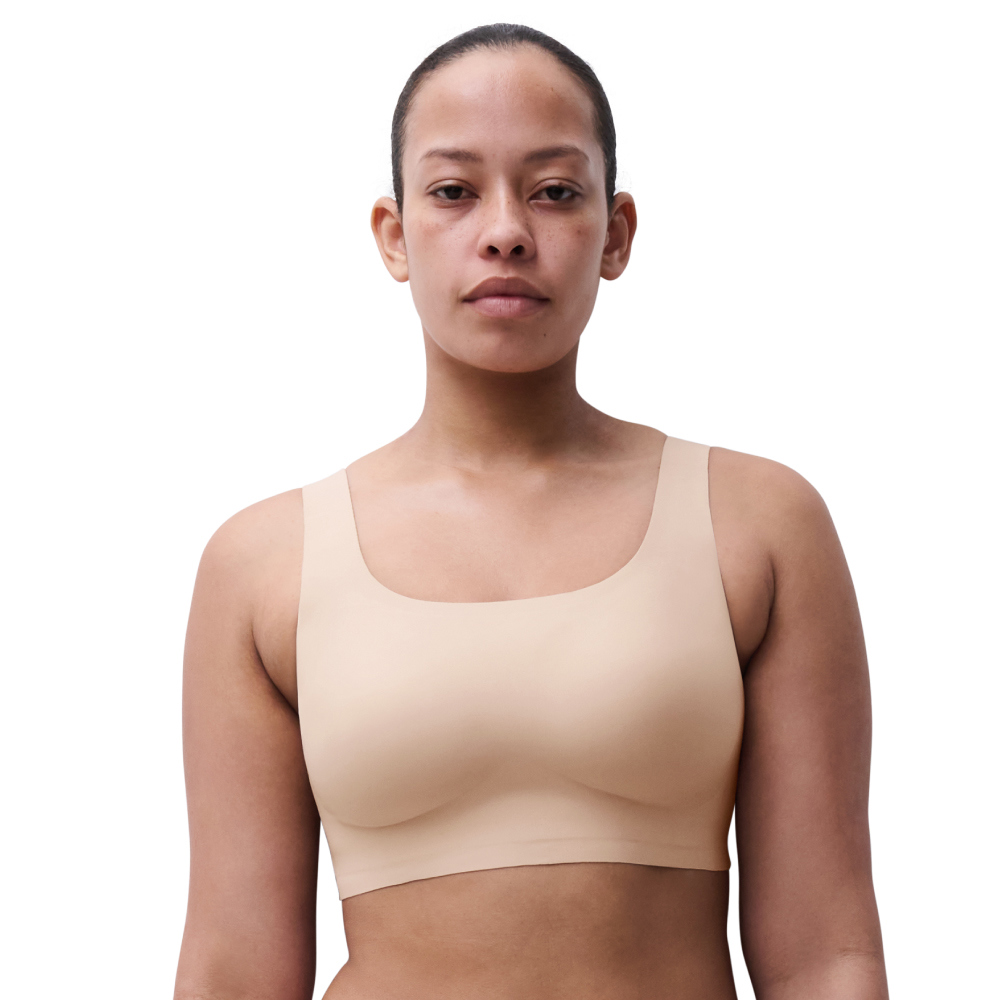 【Chantelle Lab】機能升級U領無痕內衣>S-2XL>粉膚色(26BQ2_01N)【Soft Stretch Power】