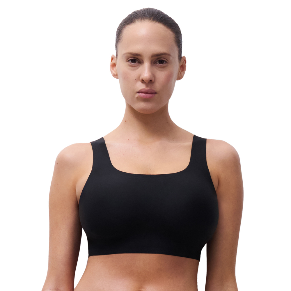 【Chantelle Lab】機能升級U領無痕內衣>S-2XL>黑色(26BQ2_011)【Soft Stretch Power】