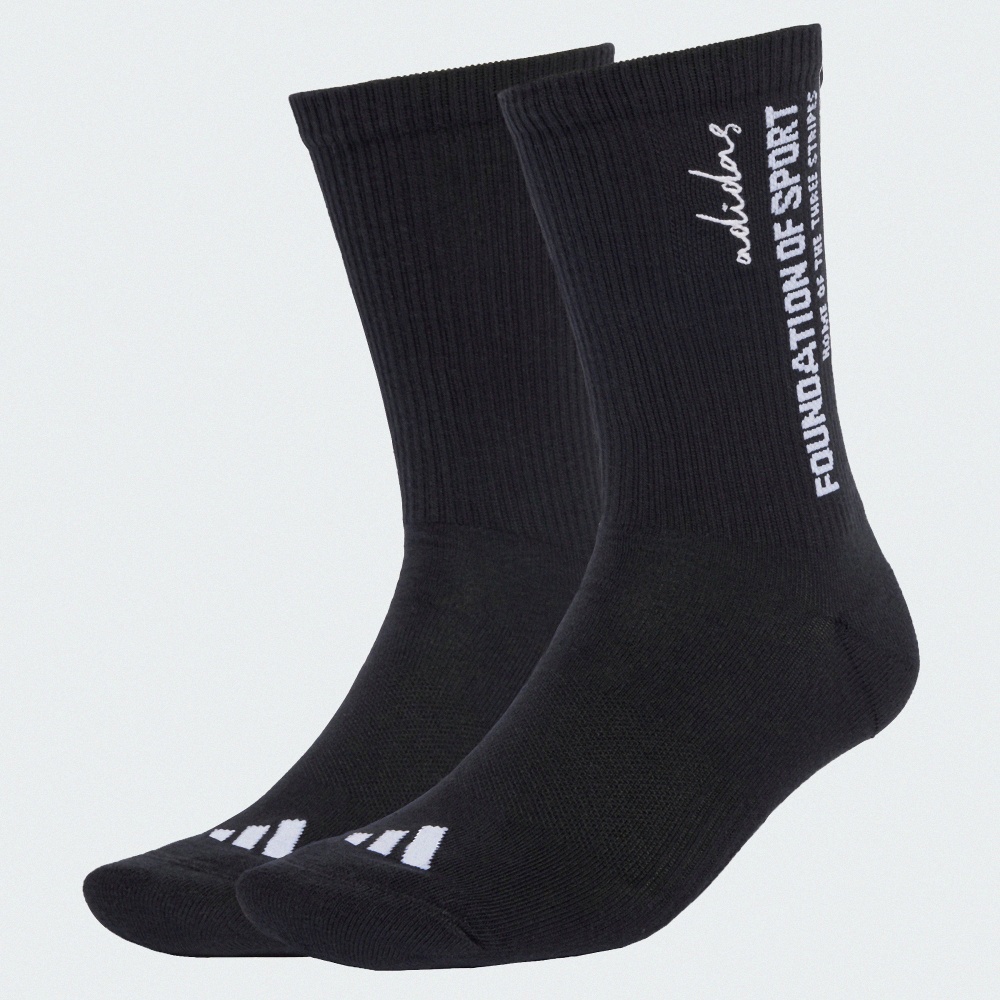 3-STRIPES 中筒襪 2 雙入