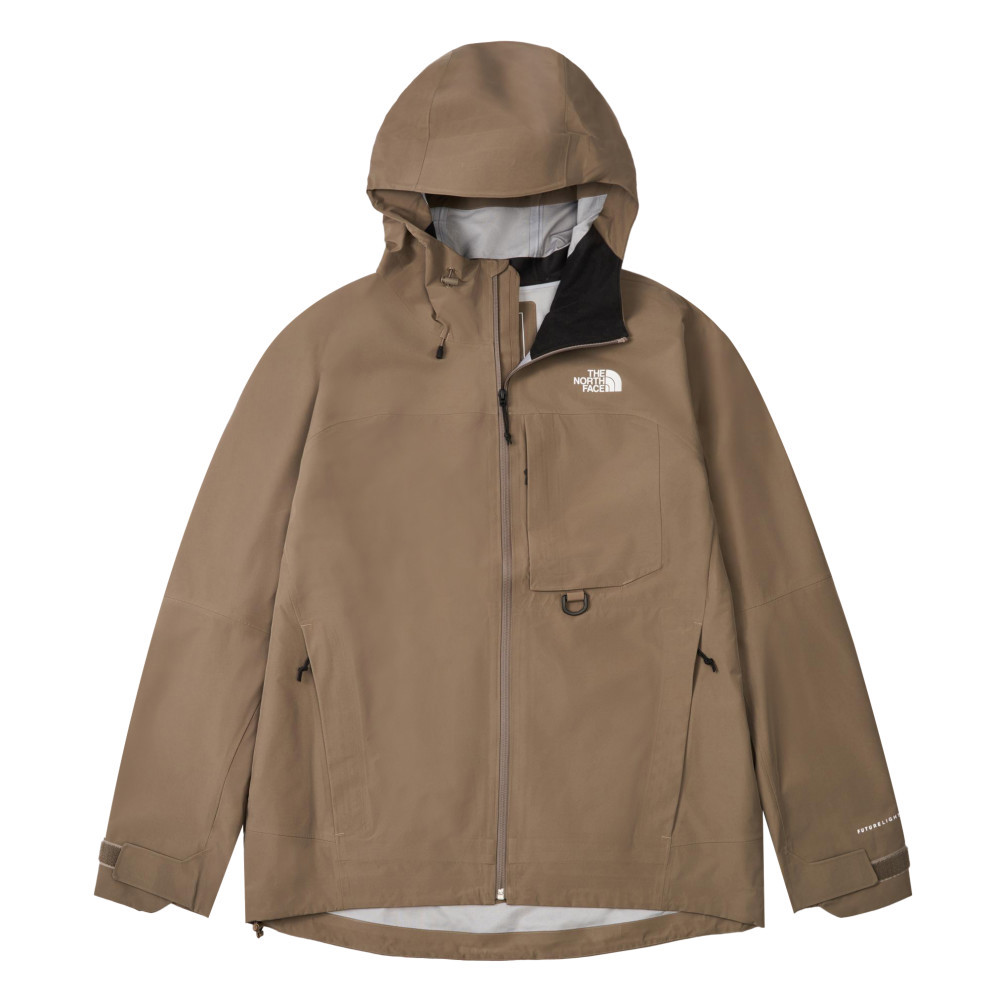 The North Face北面男款棕色FUTURELIGHT防水透氣衝鋒衣｜89ZJBOW