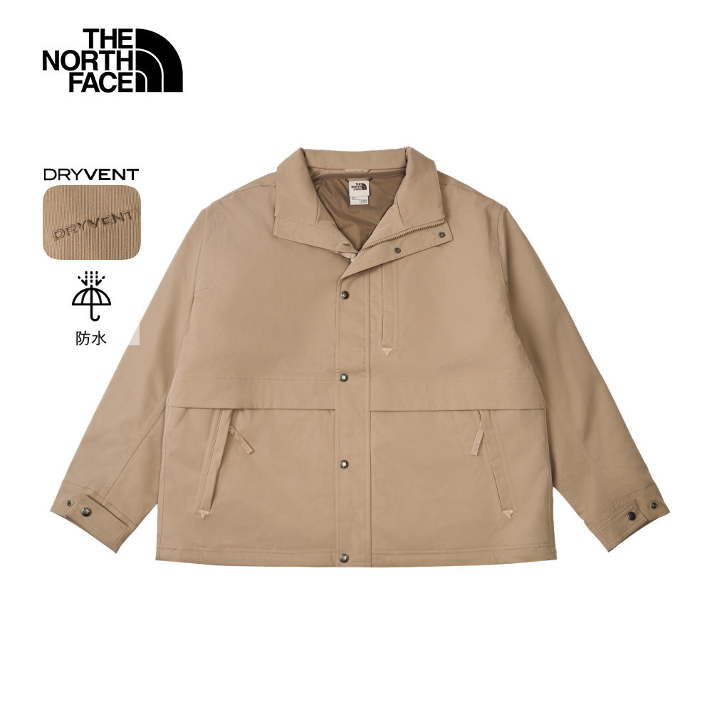 The North Face北面男款卡其色DryVent防水透氣三合一外套｜8DUCE26｜銳克運