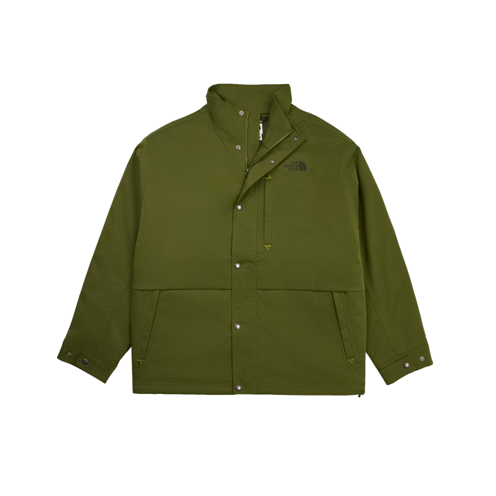 The North Face北面男款綠色DryVent防水透氣三合一外套｜8DUCEI8