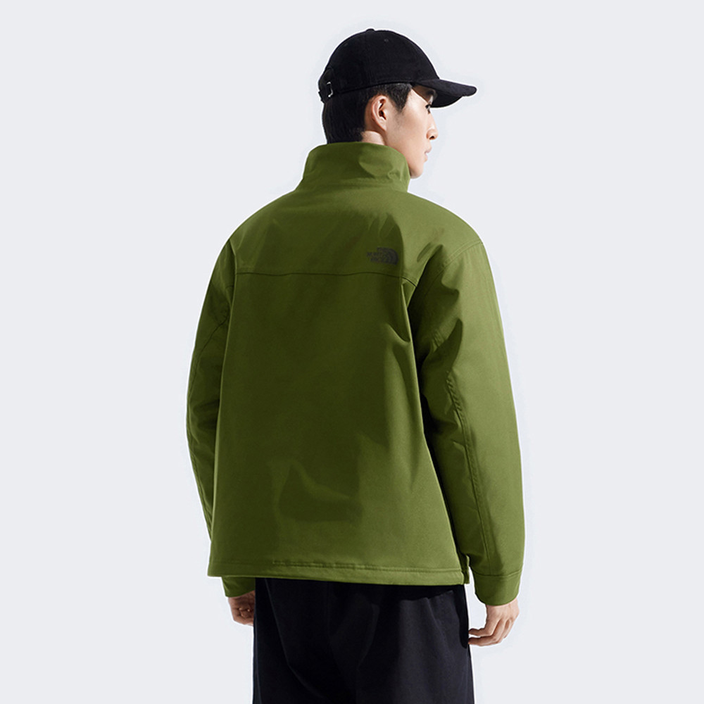 The North Face北面男款綠色DryVent防水透氣三合一外套｜8DUCEI8