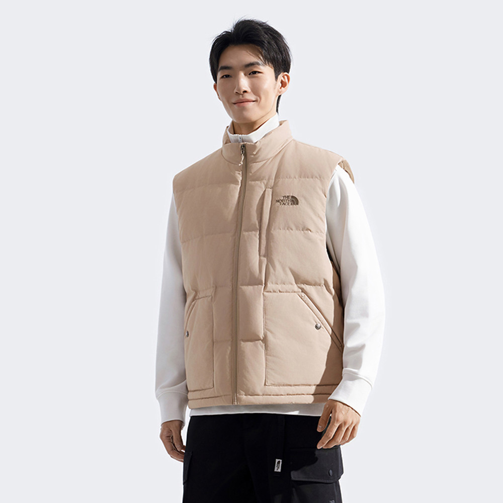 The North Face北面男款棕色DWR防潑水羽絨外套｜8DUGBOX