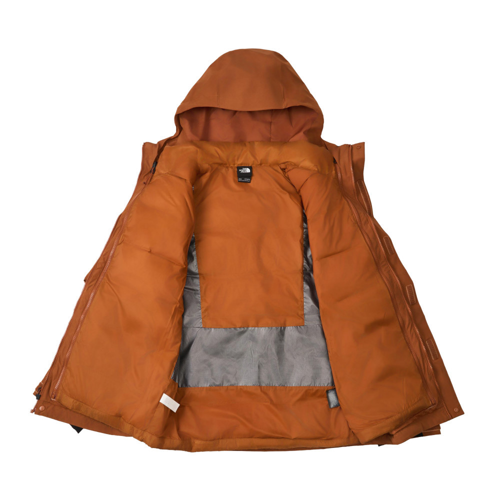 The North Face北面男款橘色DryVent防水透氣三合一外套｜8DWXC79