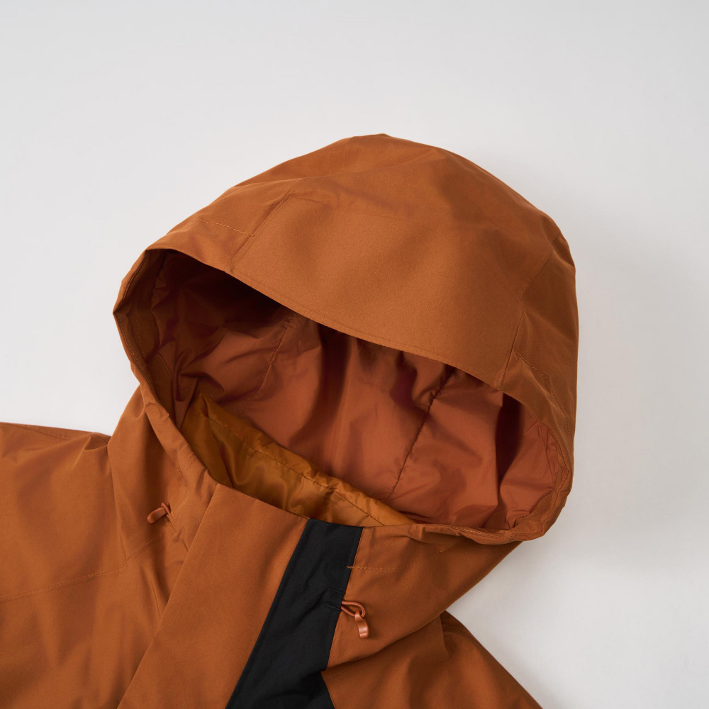 The North Face北面男款橘色DryVent防水透氣三合一外套｜8DWXC79