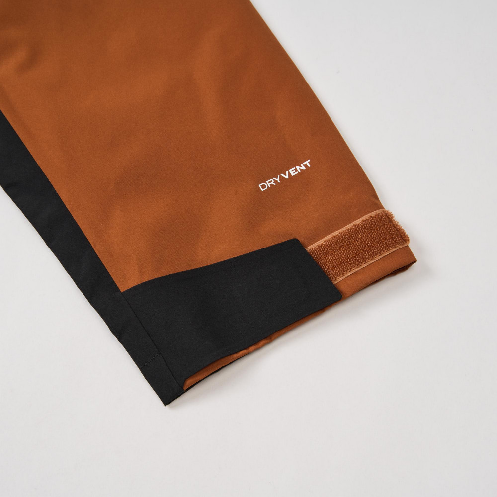 The North Face北面男款橘色DryVent防水透氣三合一外套｜8DWXC79