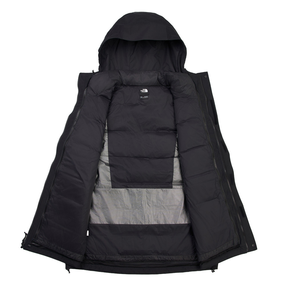 The North Face北面男款黑色DryVent防水透氣三合一外套｜8DWXJK3