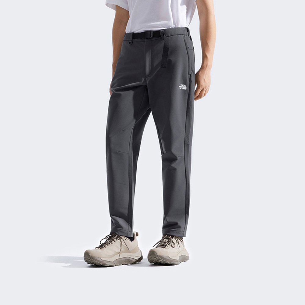 The North Face北面男款灰色DWR防潑水戶外徒步長褲｜8DXCRHI
