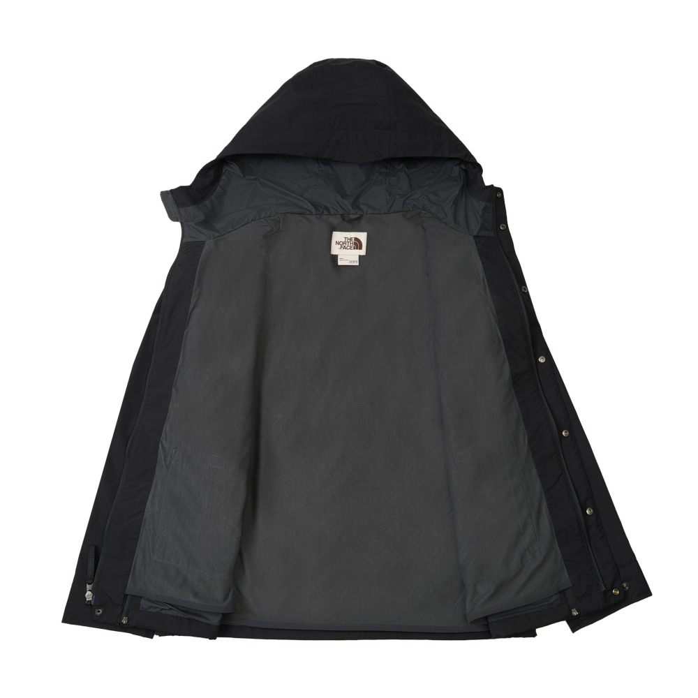 The North Face北面男款黑色DryVent防水透氣衝鋒衣｜8DXJJK3