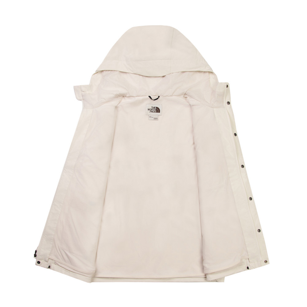 The North Face北面男款米白色DryVent防水透氣衝鋒衣｜8DXJQLI