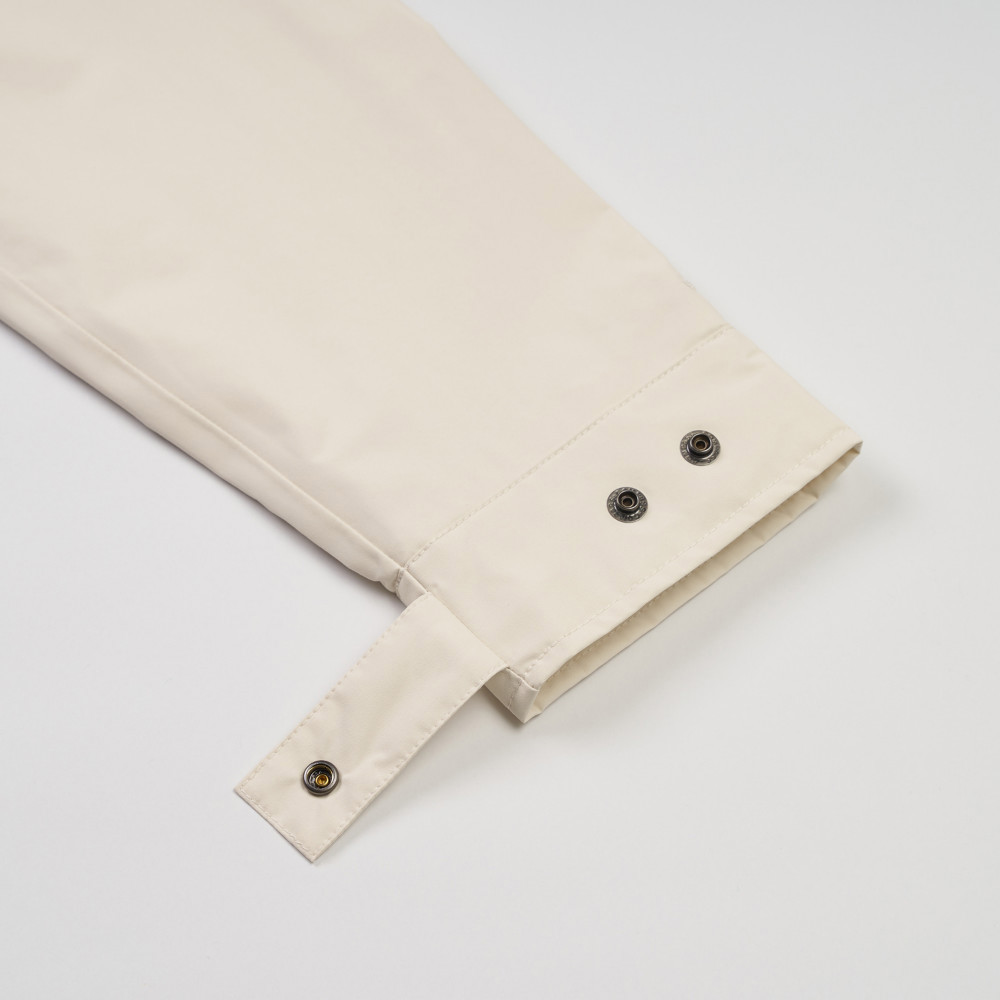 The North Face北面男款米白色DryVent防水透氣衝鋒衣｜8DXJQLI