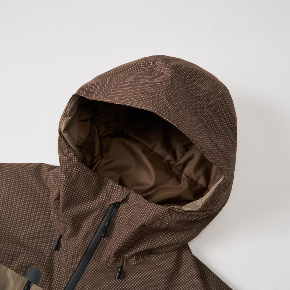 The North Face北面男款棕色Gore-Tex防水透氣鋪棉外套｜8ENBDHI