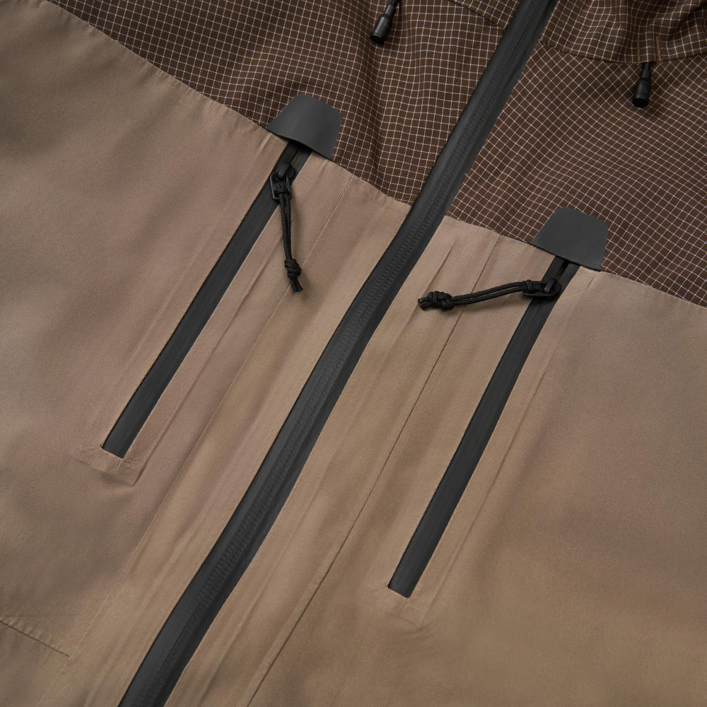 The North Face北面男款棕色Gore-Tex防水透氣鋪棉外套｜8ENBDHI