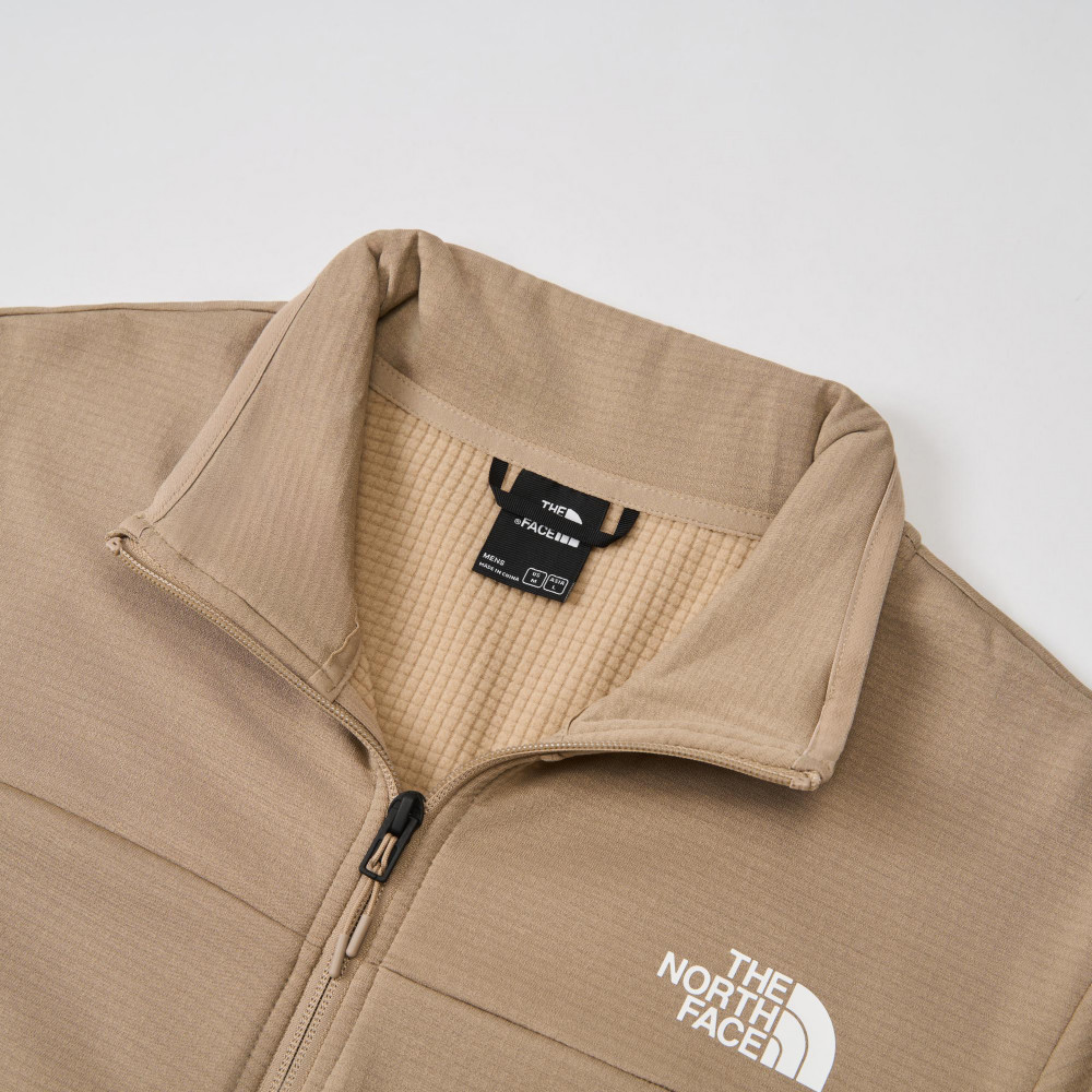 The North Face北面男款棕色抓絨外套｜8FJ2BOX