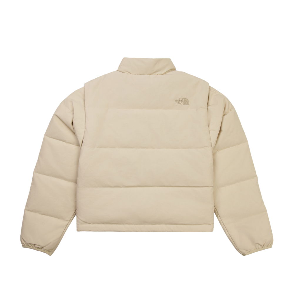 The North Face北面女款米色DWR防潑水羽絨外套｜8DUK3X4