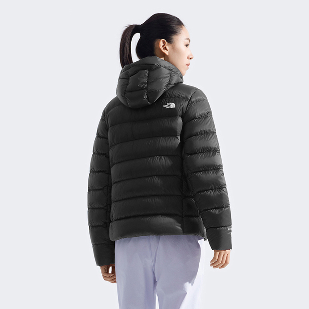 The North Face北面女款黑色DWR防潑水羽絨外套｜8DX5JK3