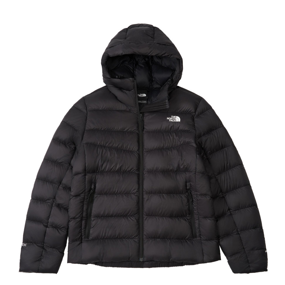 The North Face北面女款黑色DWR防潑水羽絨外套｜8DX5JK3