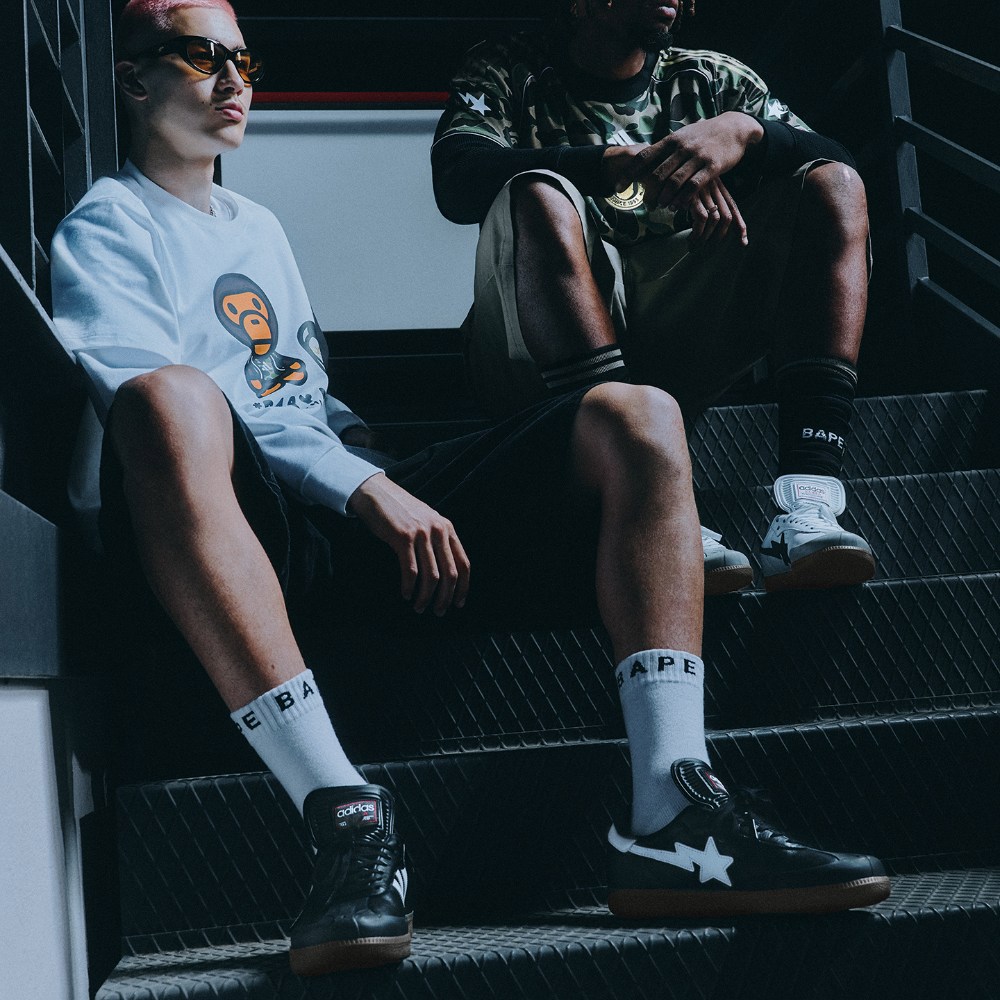 SAMBA X BAPE 運動休閒鞋