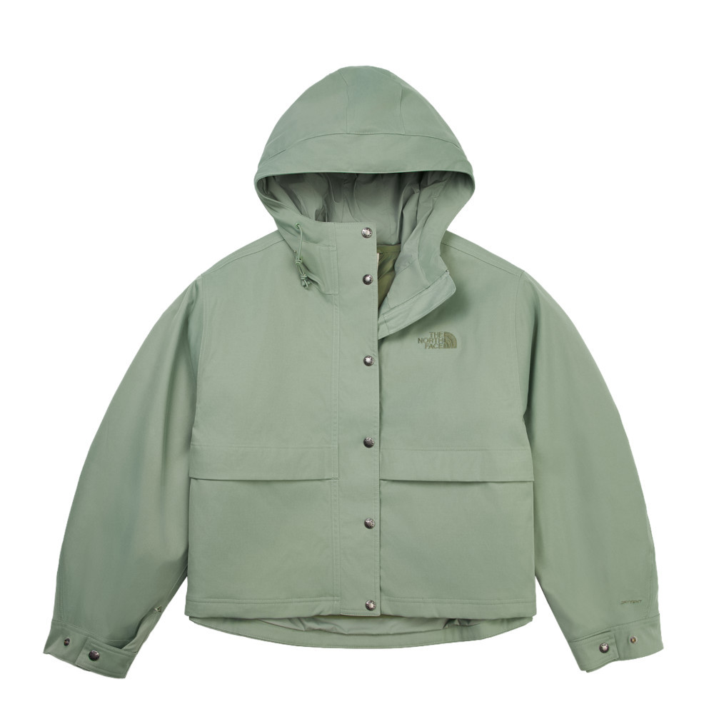The North Face北面女款綠色DryVent防水透氣三合一外套｜8DX9D5M