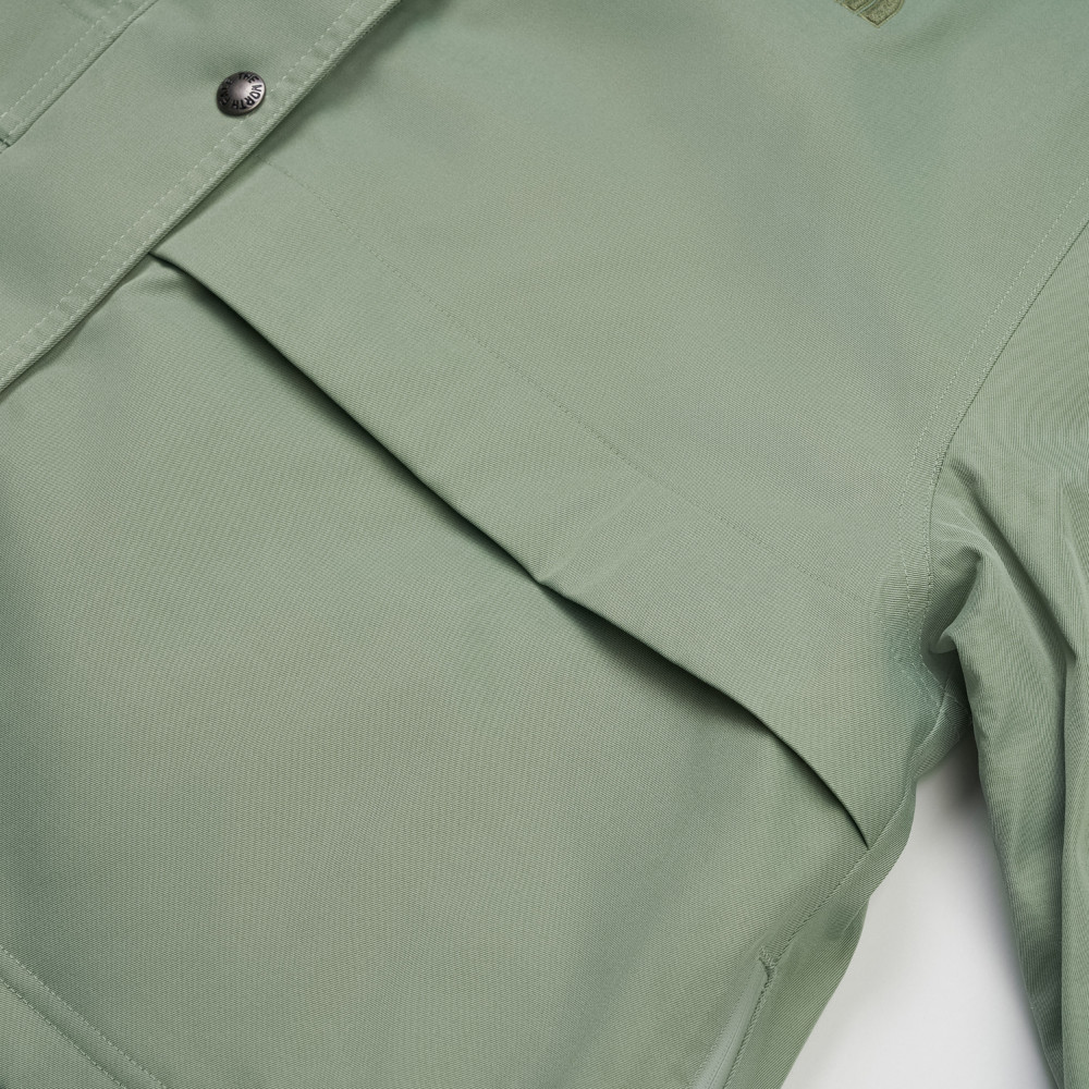 The North Face北面女款綠色DryVent防水透氣三合一外套｜8DX9D5M