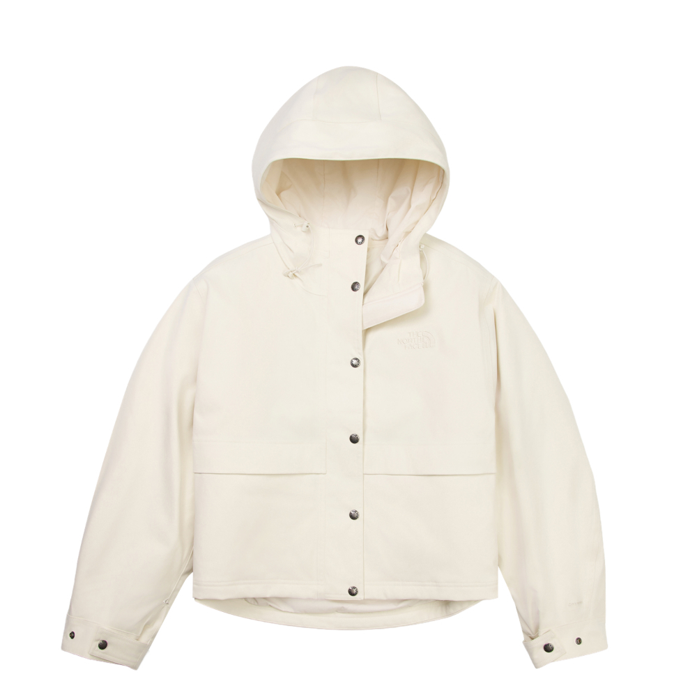 The North Face北面女款米色DryVent防水透氣三合一外套｜8DX9D77