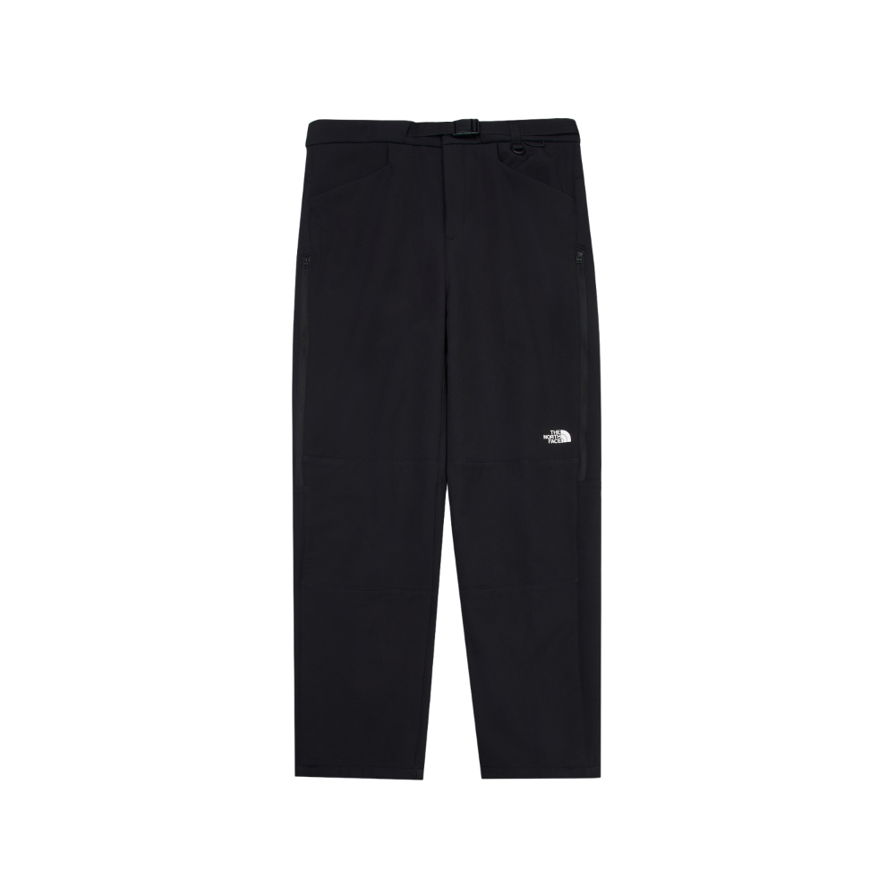 The North Face北面女款黑色DWR防潑水戶外徒步長褲｜8DXHJK3