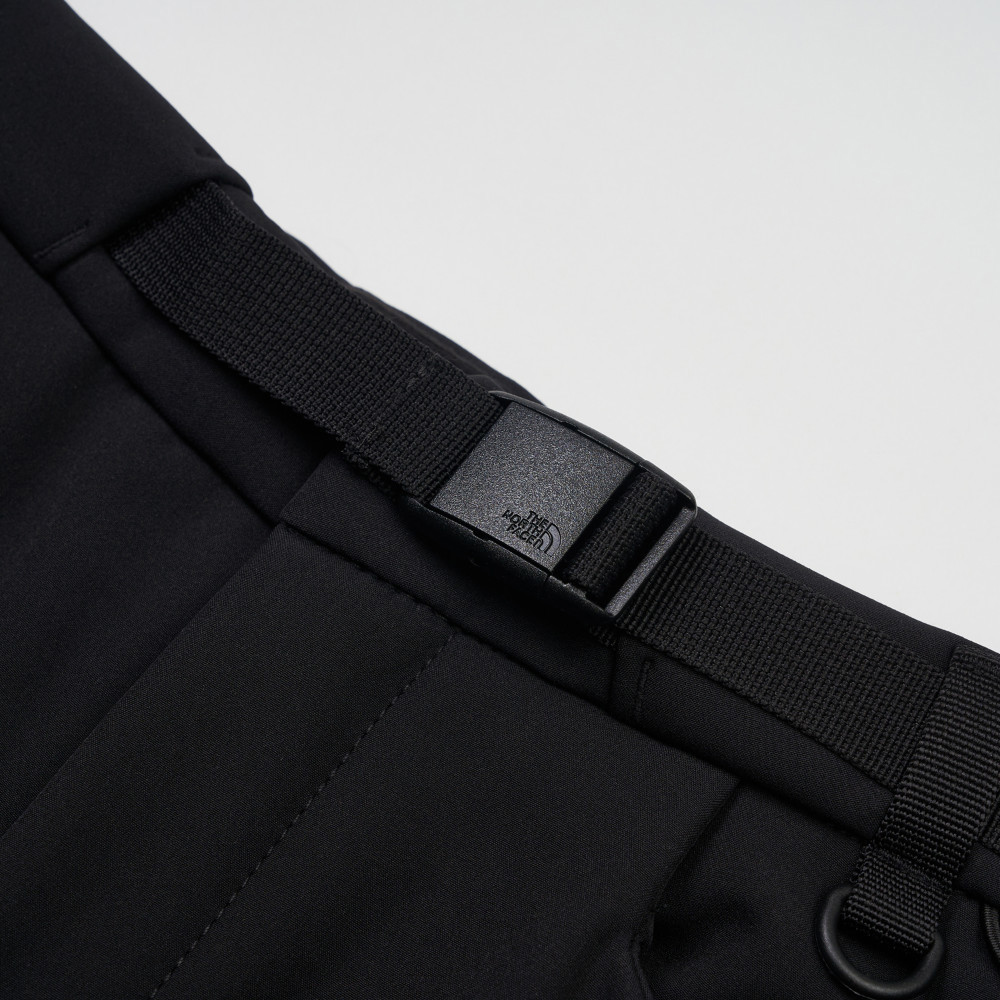 The North Face北面女款黑色DWR防潑水戶外徒步長褲｜8DXHJK3