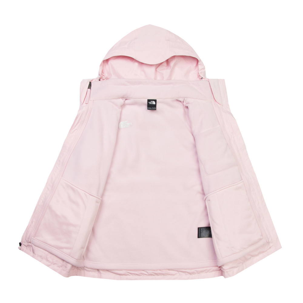 The North Face北面女款粉色DryVent防水透氣三合一外套｜8ED0E93