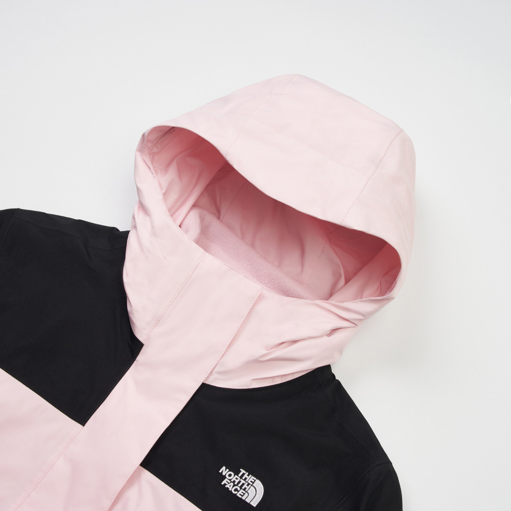 The North Face北面女款粉色DryVent防水透氣三合一外套｜8ED0E93