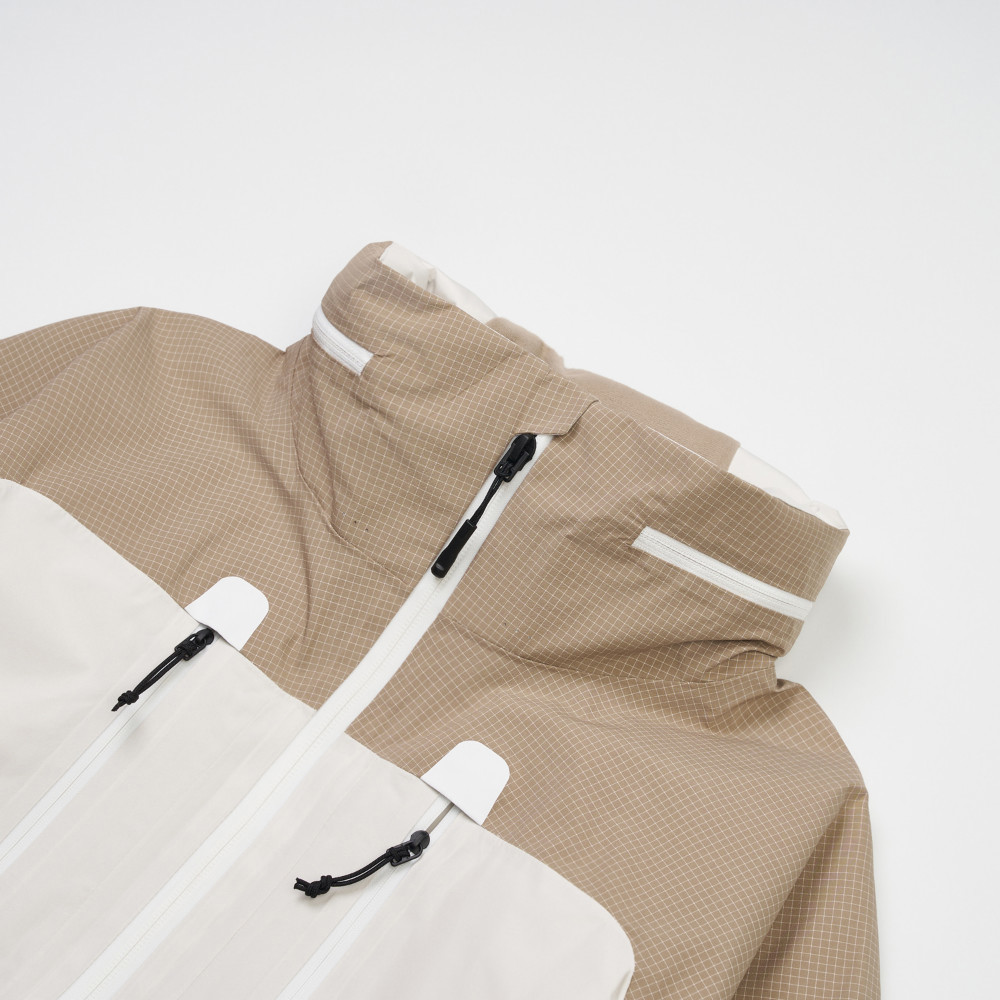 The North Face北面女款棕色Gore-Tex防水透氣衝鋒衣｜8EWQDIU