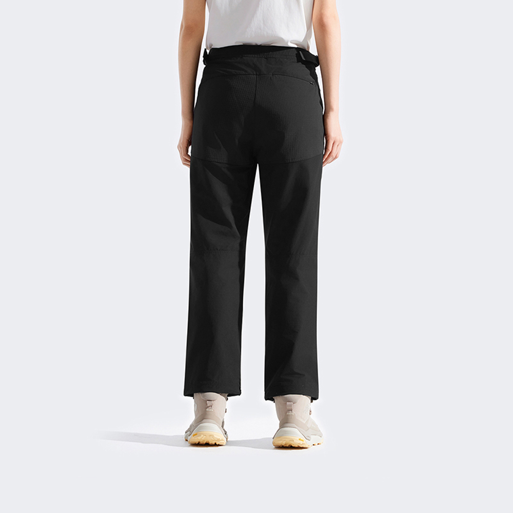 The North Face北面女款黑色DWR防潑水戶外徒步長褲｜8FJ8JK3