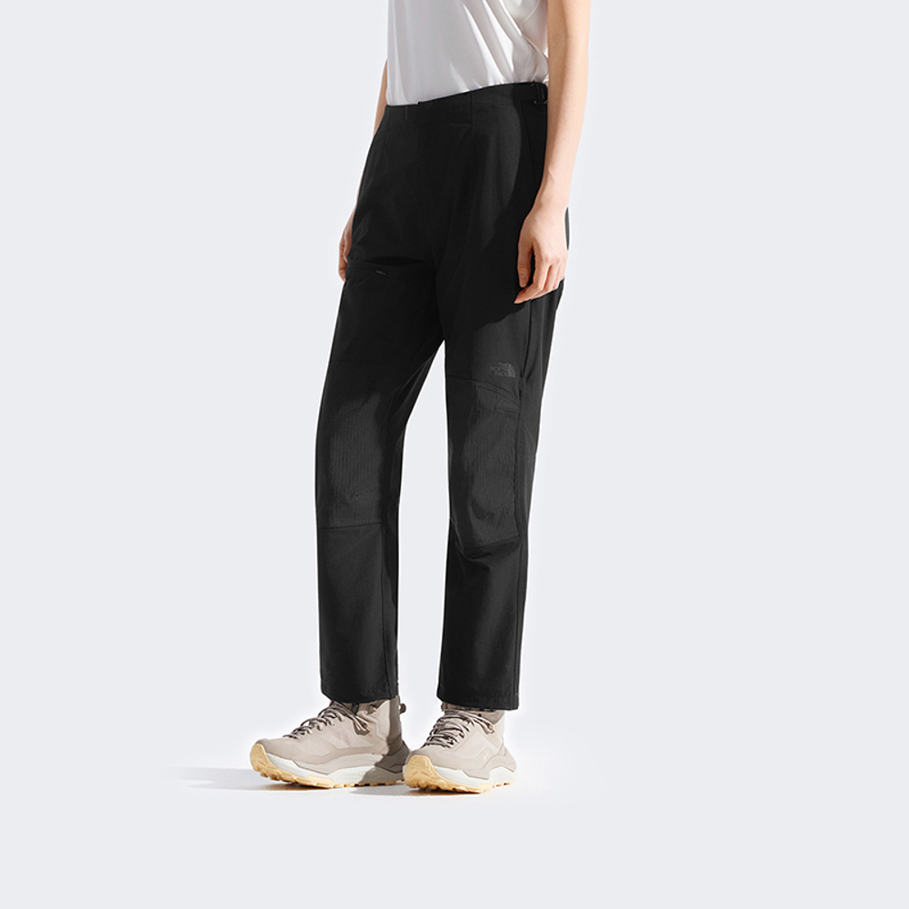 The North Face北面女款黑色DWR防潑水戶外徒步長褲｜8FJ8JK3