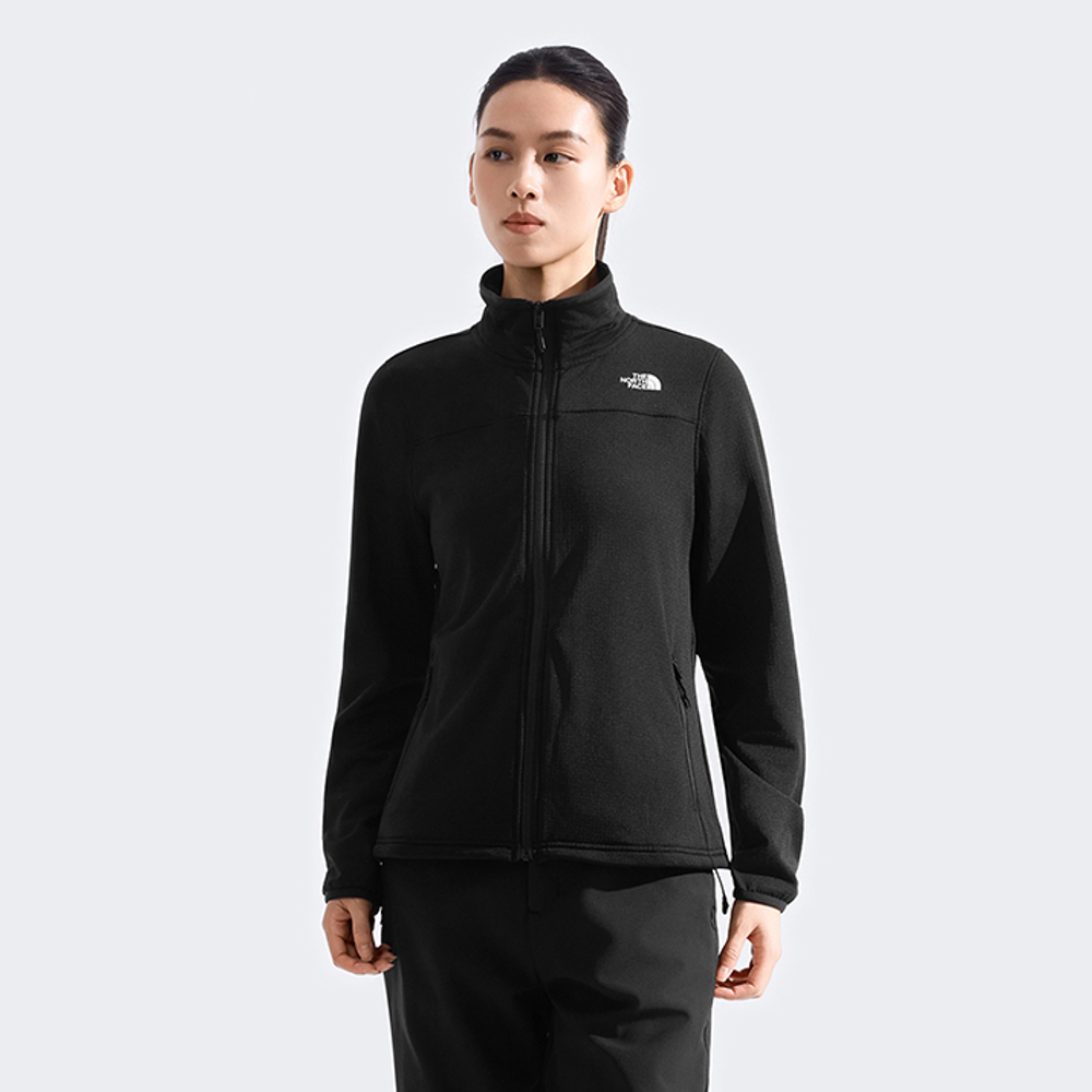 The North Face北面女款黑色抓絨外套｜8FJVJK3