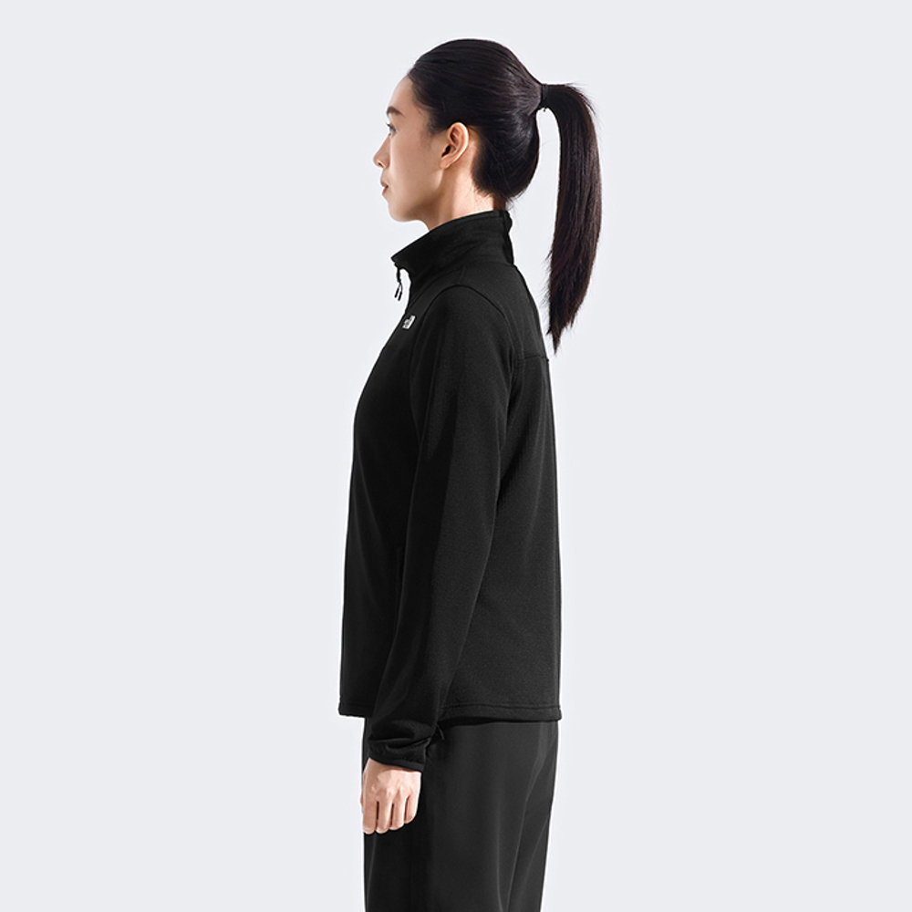 The North Face北面女款黑色抓絨外套｜8FJVJK3