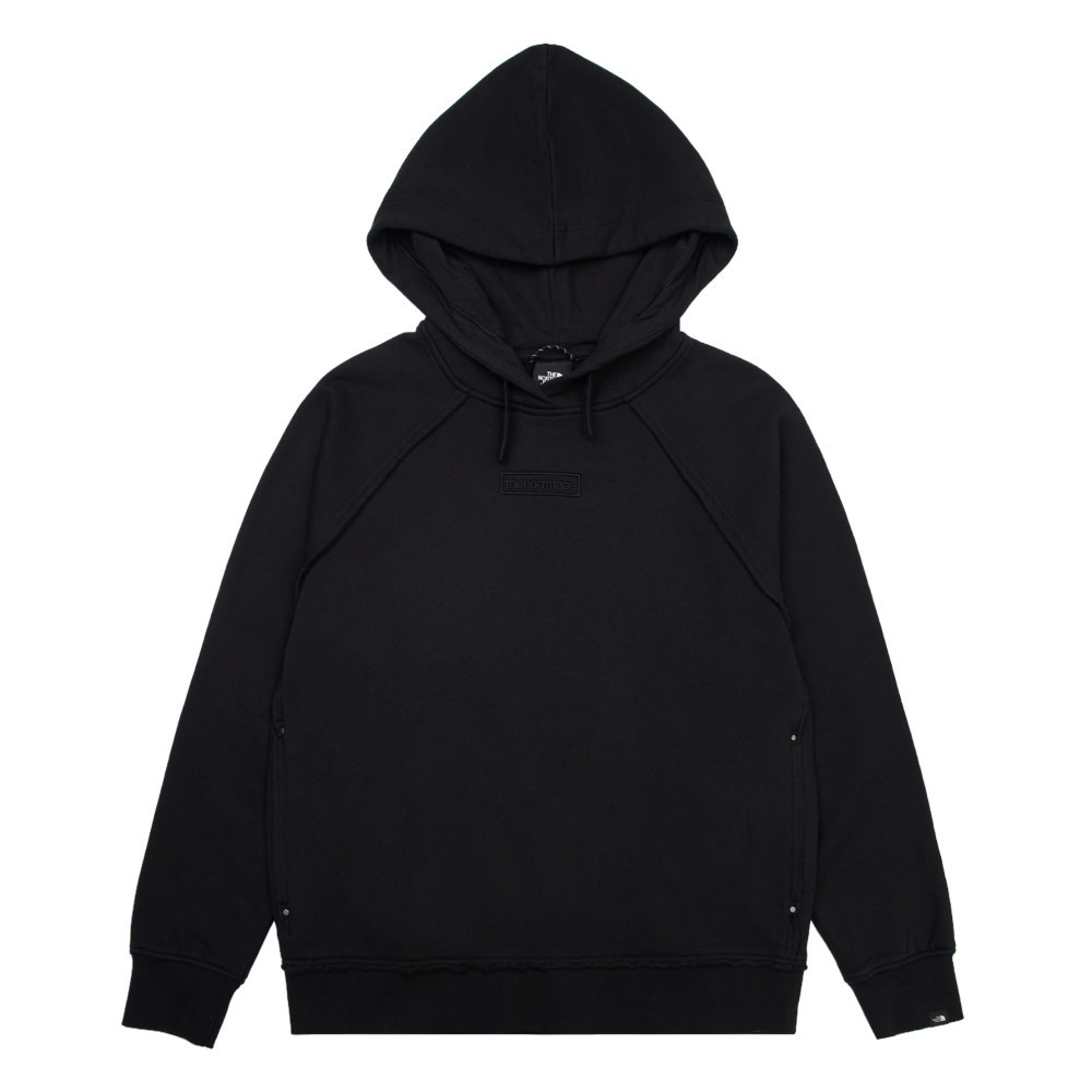 UE男款黑色長袖帽T｜8BTJJK3