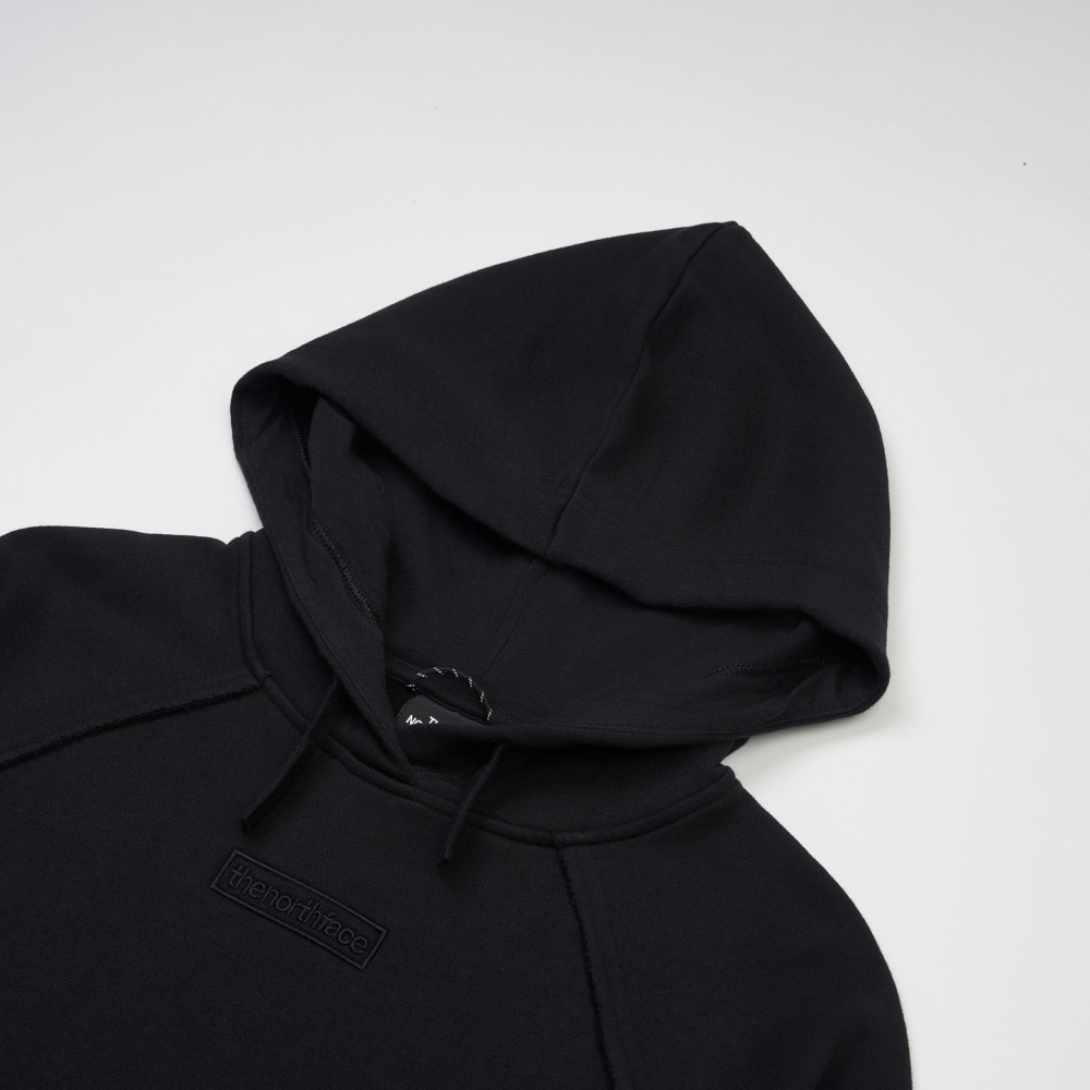 UE男款黑色長袖帽T｜8BTJJK3