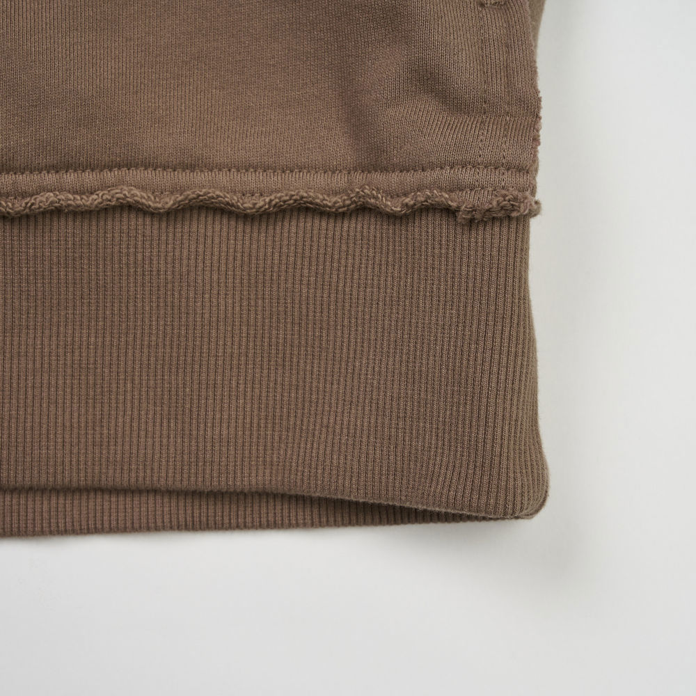 UE男款棕色長袖帽T｜8BTJBOW