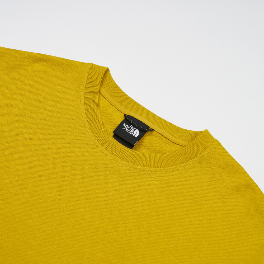 UE男款黃色純棉短袖T恤｜885R6IA