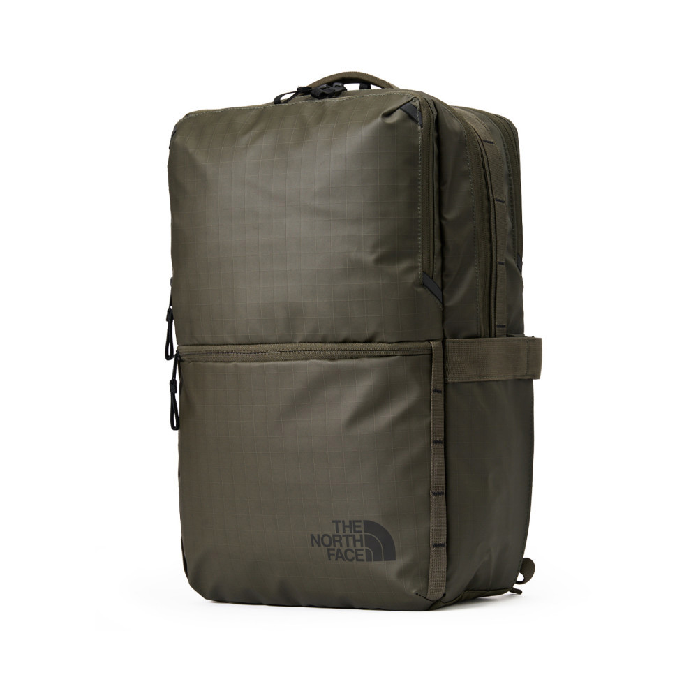 The North Face北面男女款綠色DWR防潑水休閒後背包｜81DM4WC