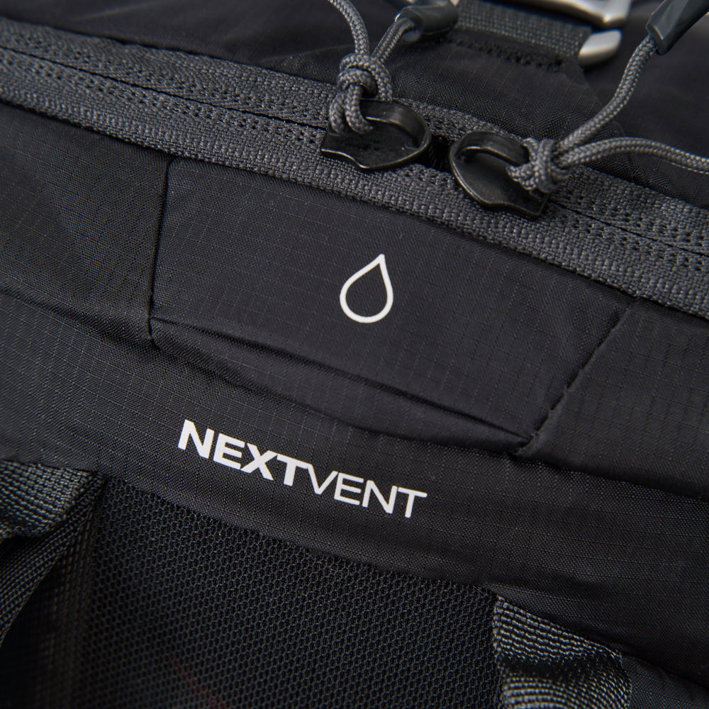 The North Face北面男女款黑色舒適背負後背包｜87C94GZ