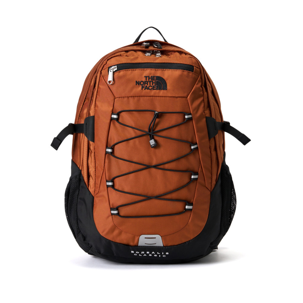 The North Face北面男女款橘色DWR防潑水休閒後背包｜CF9CC79