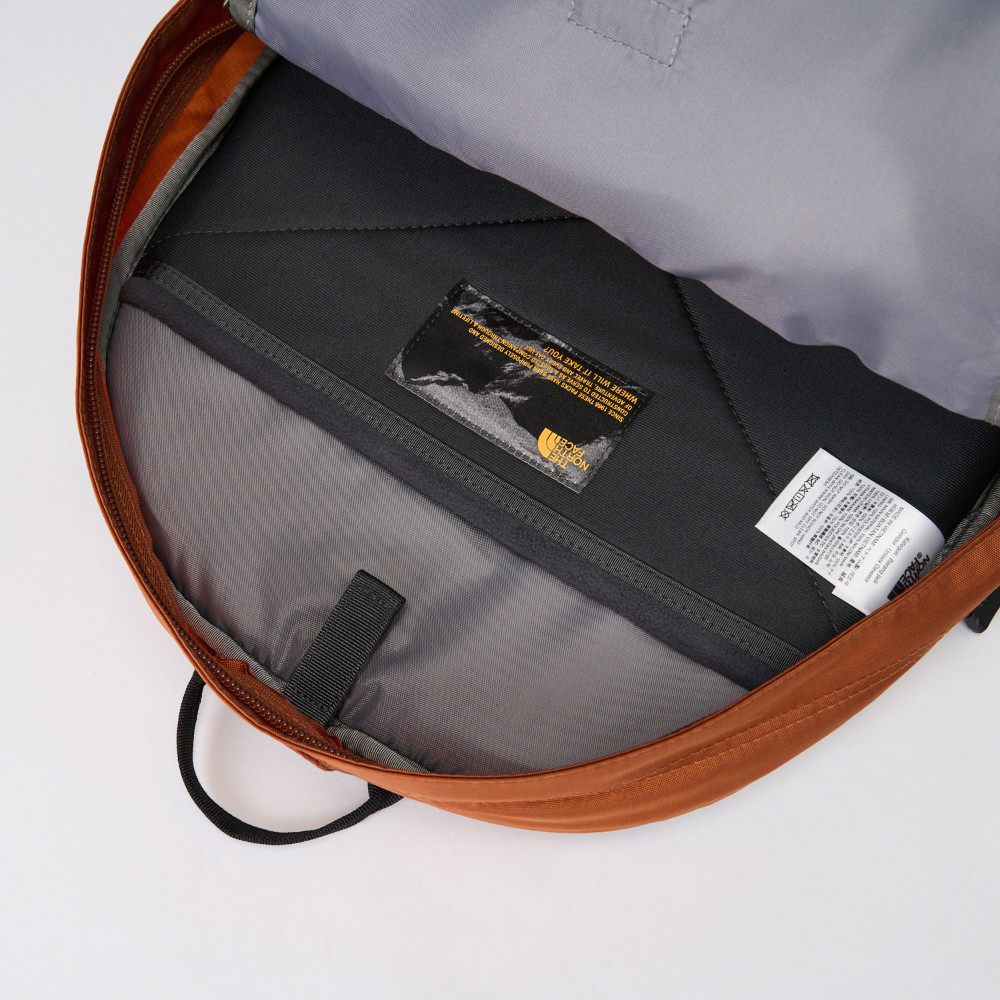 The North Face北面男女款橘色DWR防潑水休閒後背包｜CF9CC79